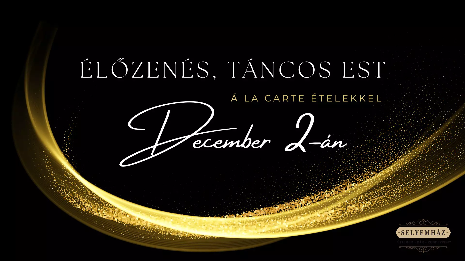 Élőzenés táncos est